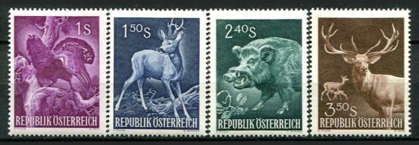 Østrig Afa 953 - 56 Ustemplet
