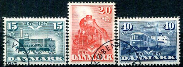 Danmark Afa 302 - 04 Stemplet