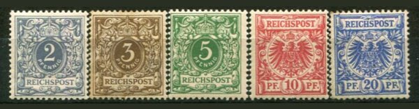 Tyske Rige Afa 45 - 49 Ustemplet