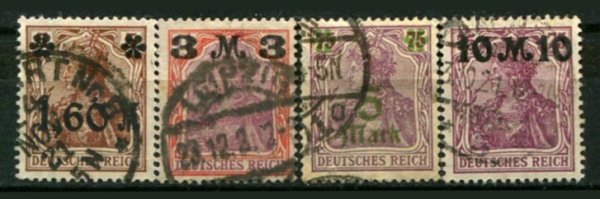 Tyske Rige Afa 154 - 57 Stemplet