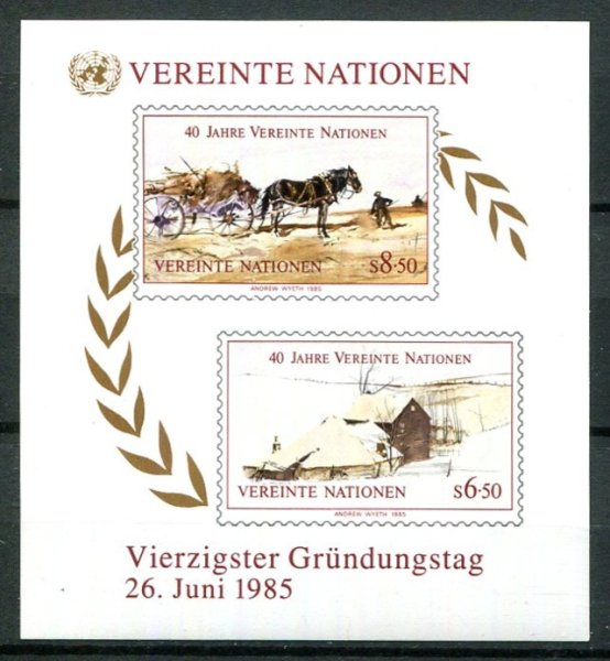 Wien Afa 54 Postfrisk Miniark