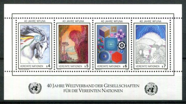 Wien Afa 66 - 69 Postfrisk Miniark
