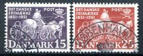 Danmark Afa 331 - 32 Stemplet