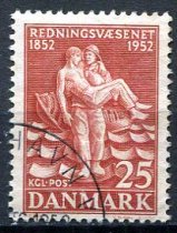 Danmark Afa 334 Stemplet