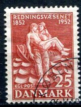 Danmark Afa 334 Stemplet