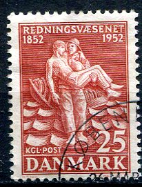 Danmark Afa 334 Stemplet