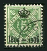 Wurttemberg Afa 26 Stemplet