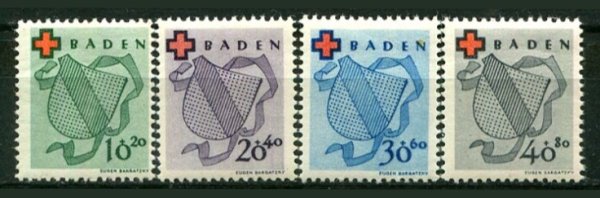 Baden Afa 28 - 31 Postfrisk
