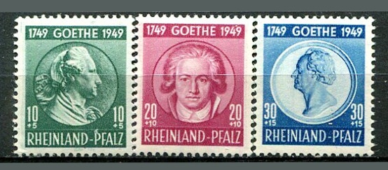 Rheinland-Pfalz Afa 47 - 49 Postfrisk