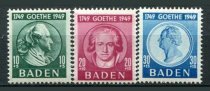 Baden Afa 50 - 52 Postfrisk