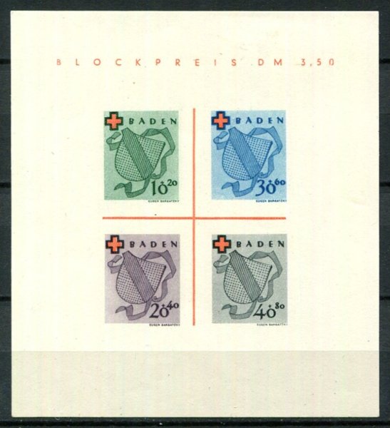 Baden Afa 32 Postfrisk