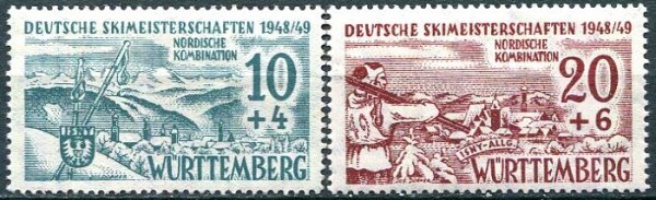 Wurttemberg Afa 28 - 29 Postfrisk