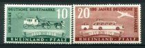 Rheinland-Pfalz Afa 50 - 51 Postfrisk