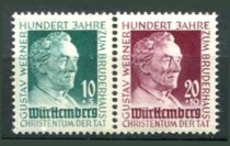Wurttemberg Afa 48 - 49 Postfrisk