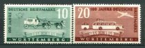 Wurttemberg Afa 50 - 51 Postfrisk