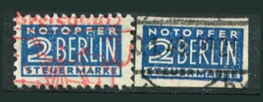 Wurttemberg Afa 54 - 55 Stemplet
