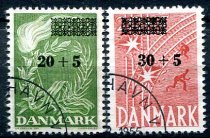 Danmark Afa 358 - 59 Stemplet