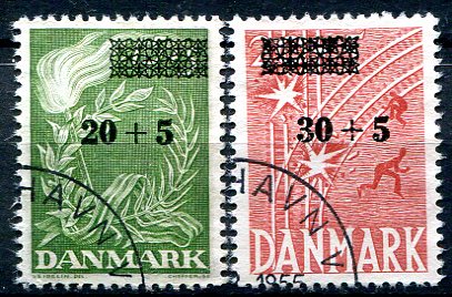 Danmark Afa 358 - 59 Stemplet