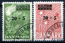 Danmark Afa 358 - 59 Stemplet