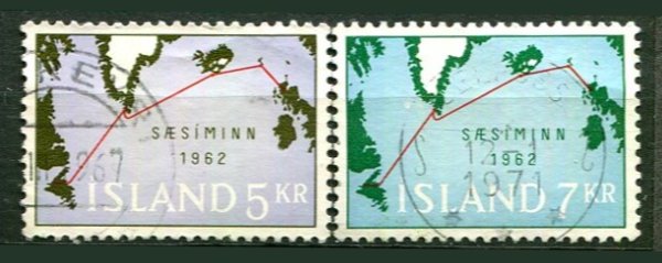 Island Afa 367 - 68 Stemplet