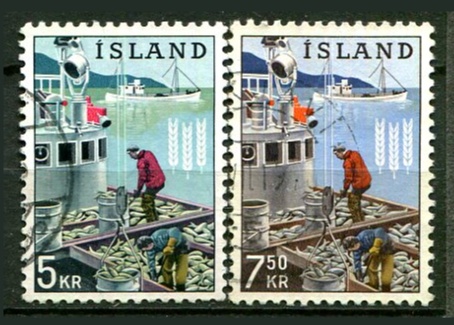 Island Afa 371 - 72 Stemplet