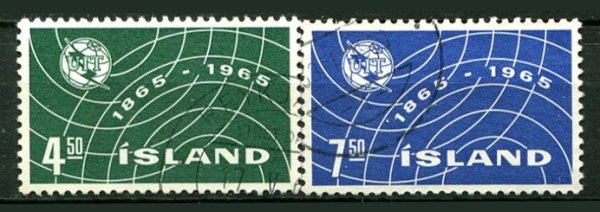 Island Afa 391 - 92 Stemplet