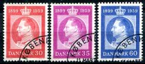 Danmark Afa 374 - 76 Stemplet