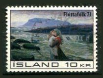 Island Afa 451 Stemplet