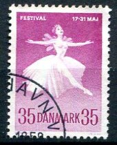 Danmark Afa 377 Stemplet