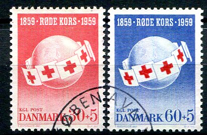 Danmark Afa 378 - 79 Stemplet