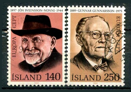 Island Afa 553 - 54 Stemplet