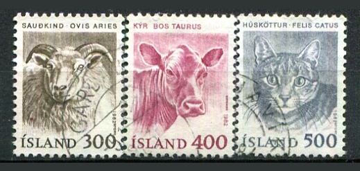 Island Afa 581 - 83 Stemplet