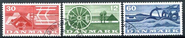 Danmark Afa 381 - 83 Stemplet