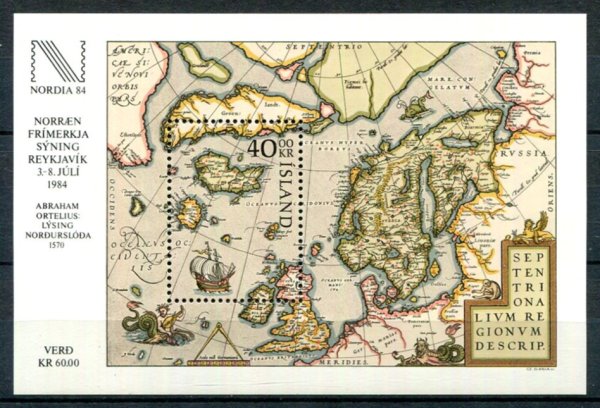 Island Afa 615 Postfrisk Miniark