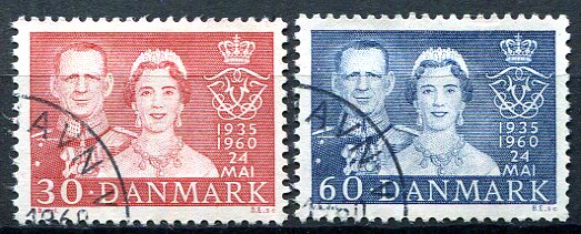 Danmark Afa 384 - 85 Stemplet