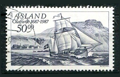 Island Afa 662 Stemplet
