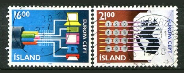 Island Afa 681 - 82 Stemplet