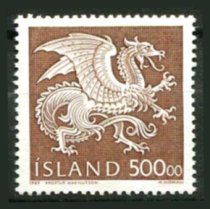 Island Afa 702 Postfrisk