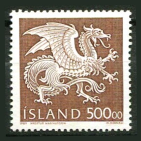 Island Afa 702 Postfrisk