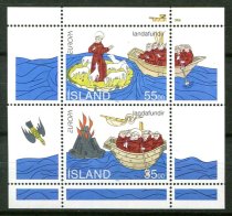 Island Afa 790a - 91a Postfrisk Miniark