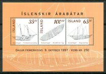 Island Afa 861 - 63 Postfrisk Miniark