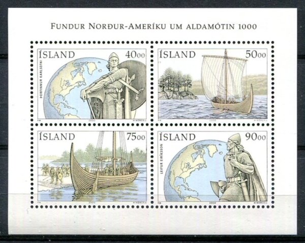 Island Afa 930 - 33 Postfrisk