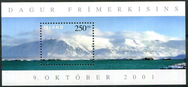 Island Afa 980 Postfrisk Miniark