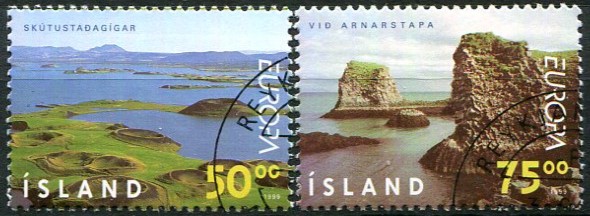 Island Afa 898 - 99 Stemplet