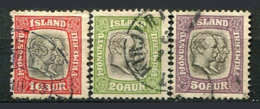 Island Afa 29 - 31 Stemplet Tjenestemærker