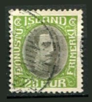 Island Afa 62 Stemplet Tjenestemærker