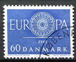 Danmark Afa 389 Stemplet