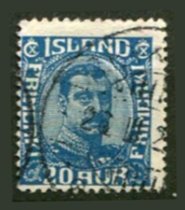 Island Afa 91 Stemplet