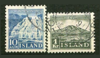 Island Afa 181 - 82 Stemplet