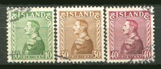 Island Afa 187 - 89 Stemplet